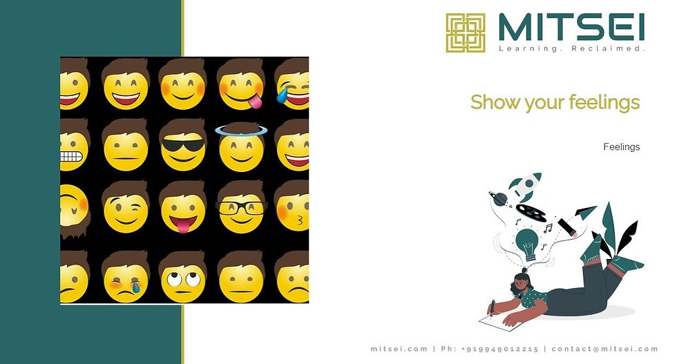 Show your feelings (Feelings)