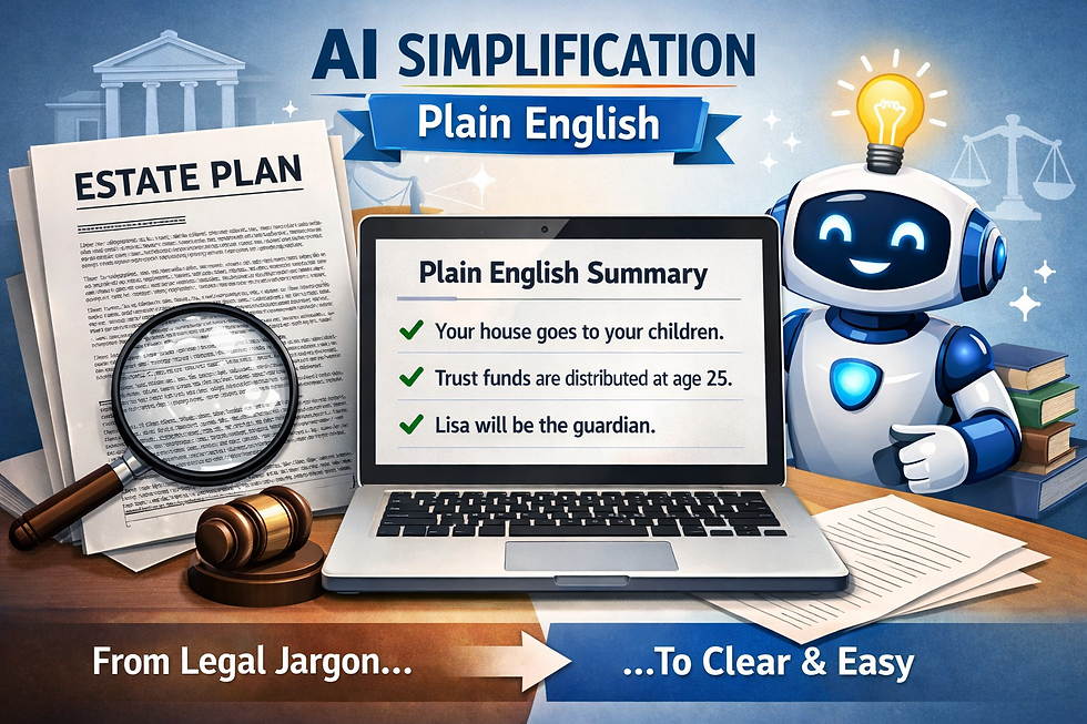 How AI Is Revolutionizing Estate Plans: From Dense Legalese to Plain English