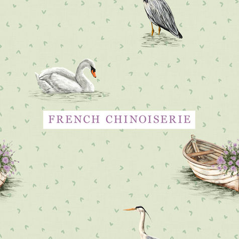 French Chinoiserie surface pattern collection by Cherith Harrison Designs