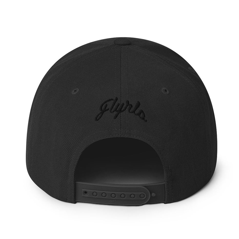Thumbnail: Blacked Out Flyrlo' Snapback Hat