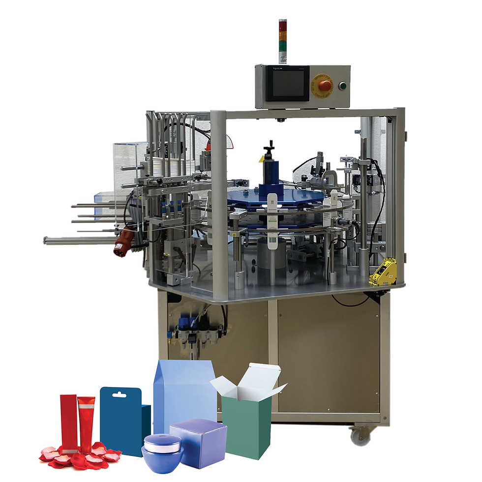Compact 4 machine with packaging examples