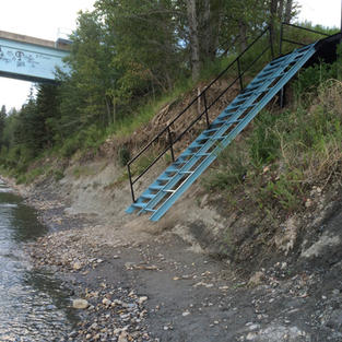 The Famous Blue Stairs