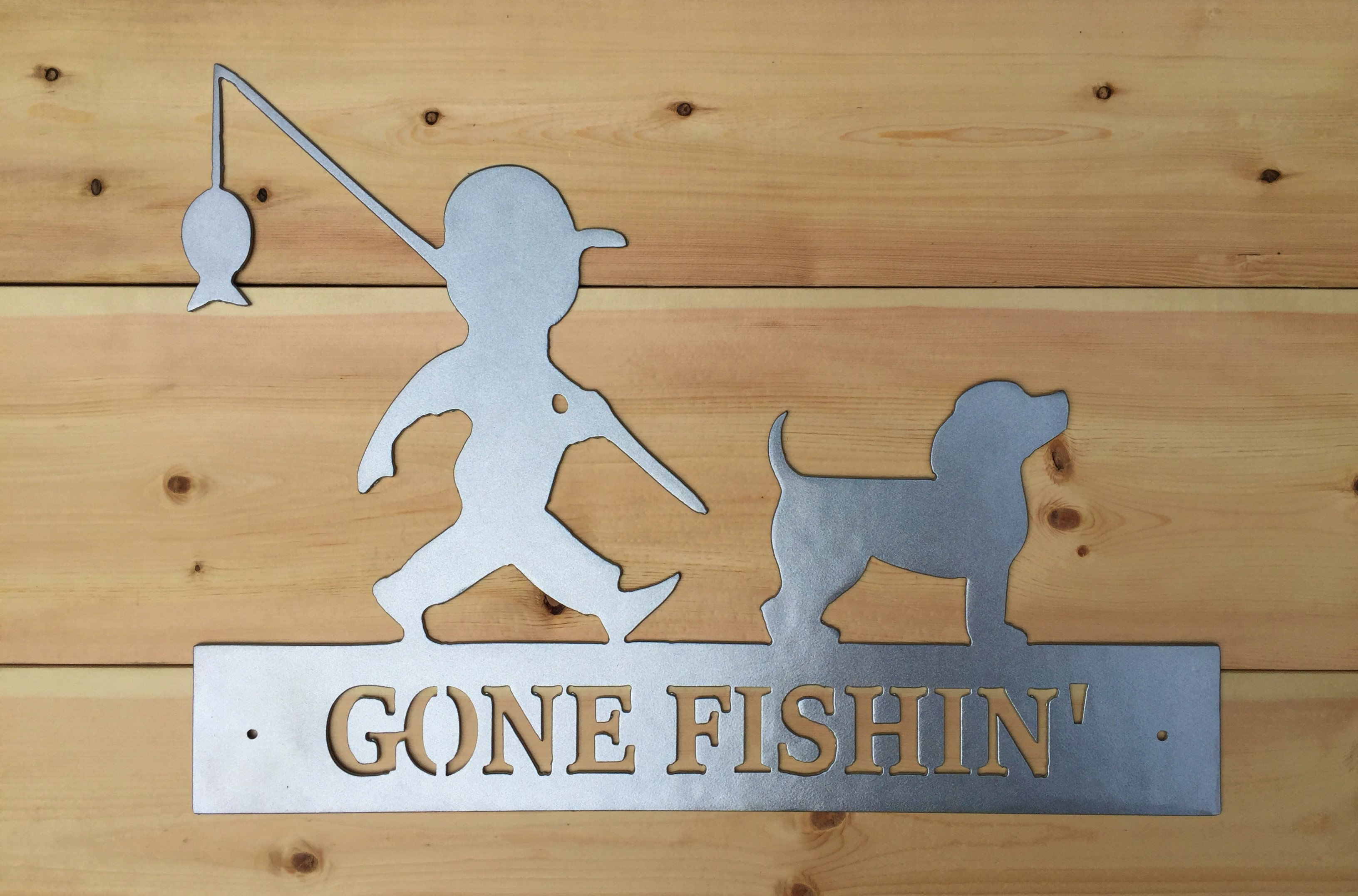 dog gone fishin