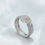 Thumbnail: Perfectly Hand Crafted Om Diamond Ring 