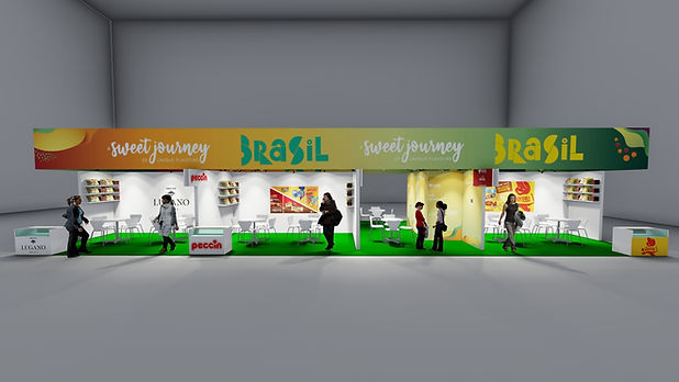 image of a 3d custom Booth Design