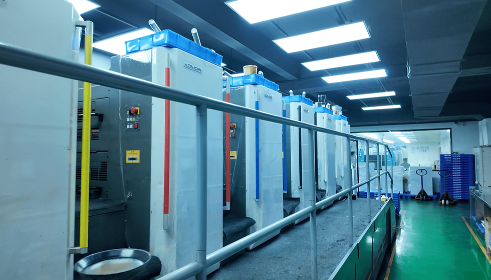 8+1 colors printing machine