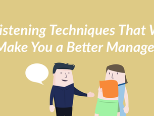 5 Listening Techniques That Will Make you a Better Manager