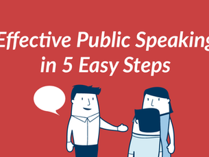 Effective Public Speaking in 5 Easy Steps