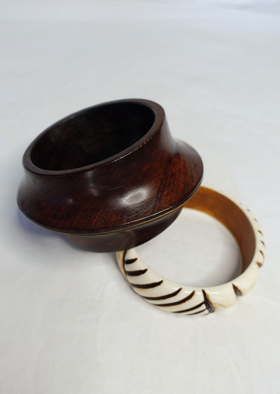 Thumbnail: Vintage Wooden Bangle