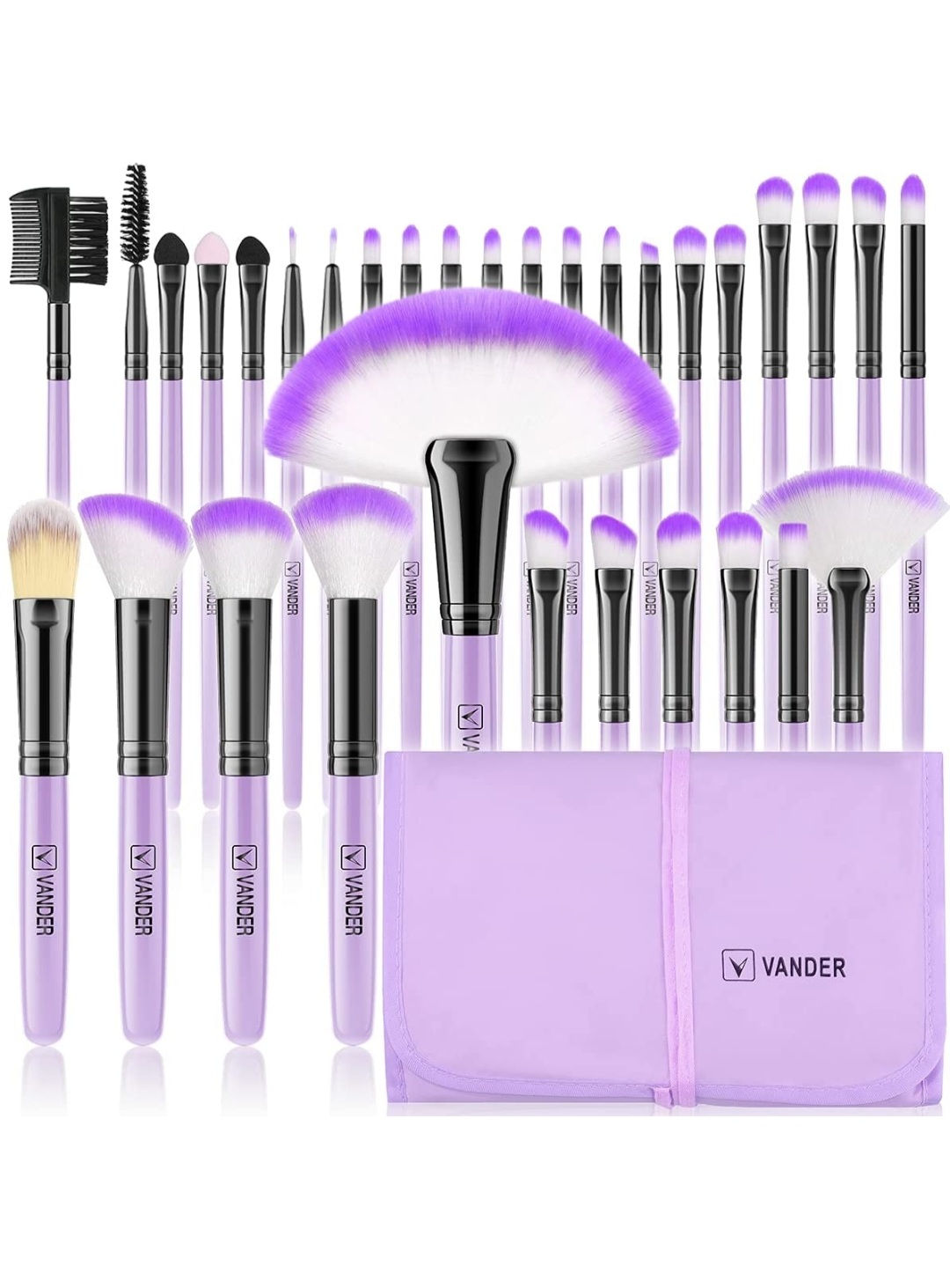 Makeup Brush Set ( Purple) 