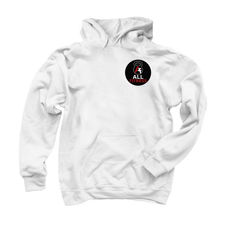 All fitness hoodie white