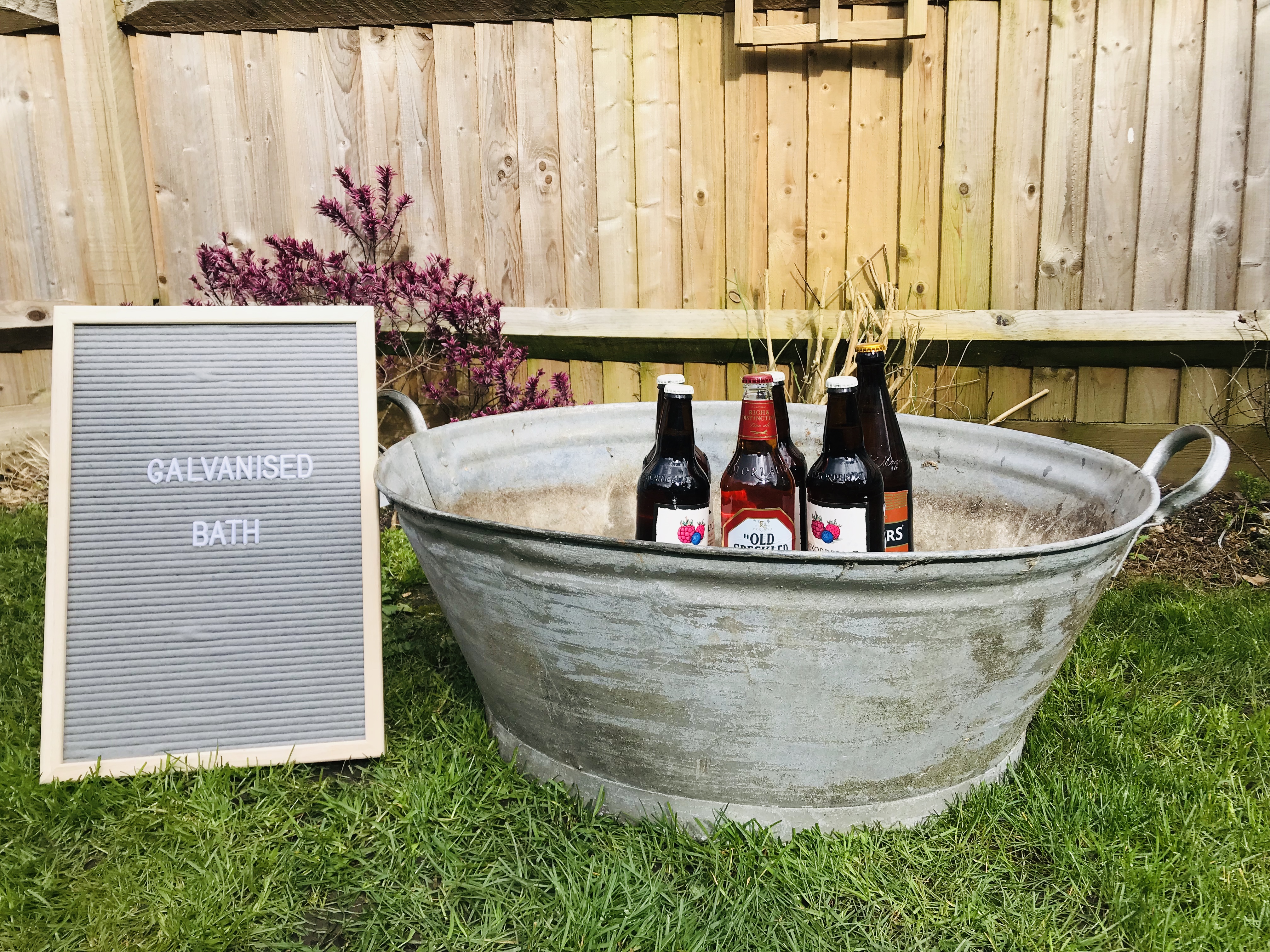 Galvanised Bath