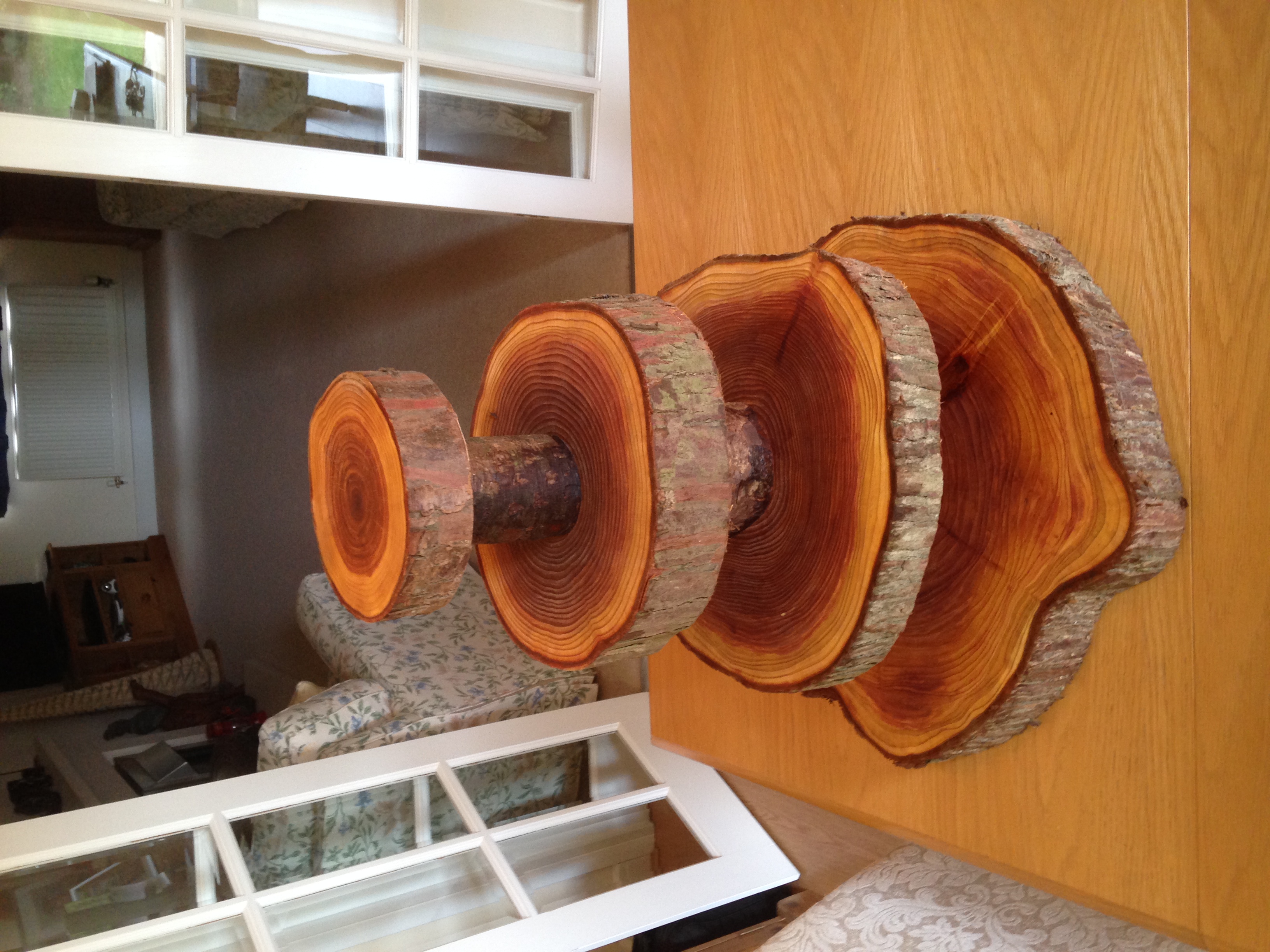 Tiered Log Cake Stand