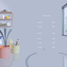 pricing estimate for cleaning