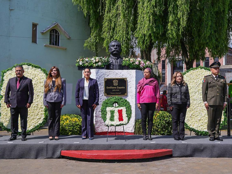 Conmemora Martha Camacho aniversario luctuoso de Emiliano Zapata