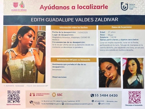 Hallan sin vida a joven desaparecida en la alcaldía Benito Juárez; investigan feminicidio