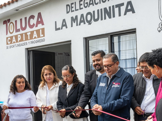 Inaugura Ricardo Moreno primer edificio delegacional en La Maquinita