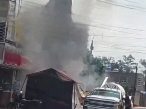 Explota cilindro de gas en Santa Bárbara, Ixtapaluca por práctica ilegal de “picteleo”