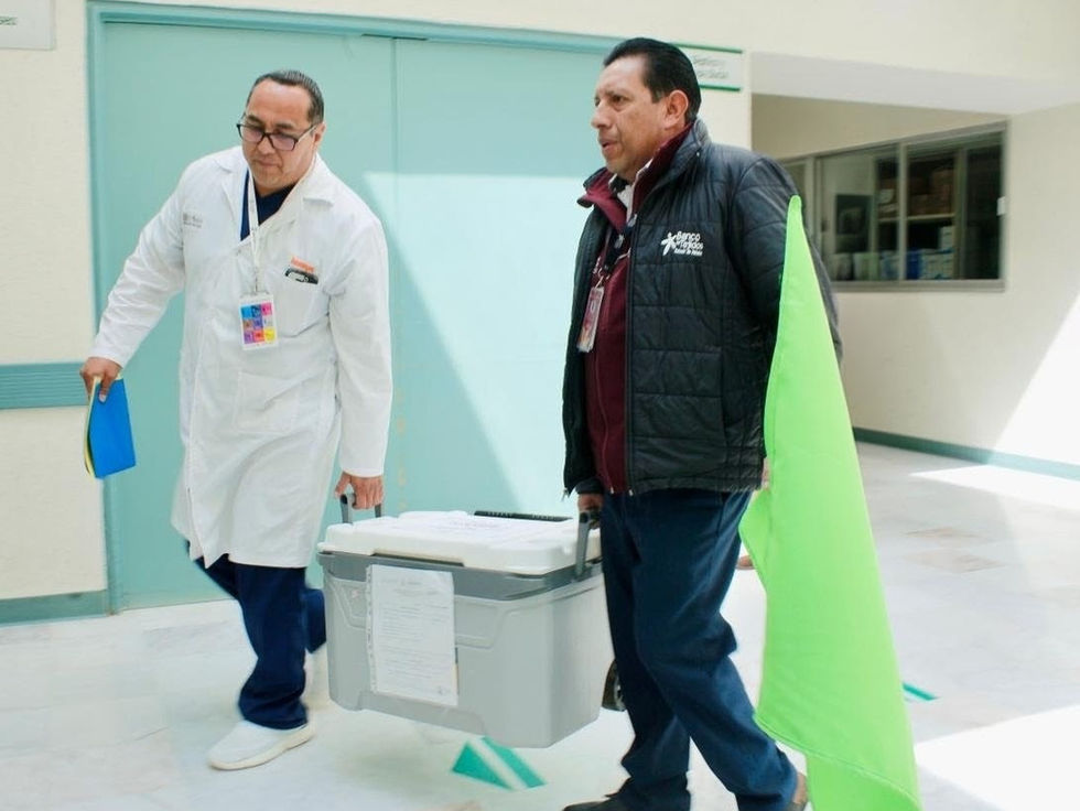 Edomex fortalece estrategia “Ola Verde” con ocho traslados de órganos en 2026