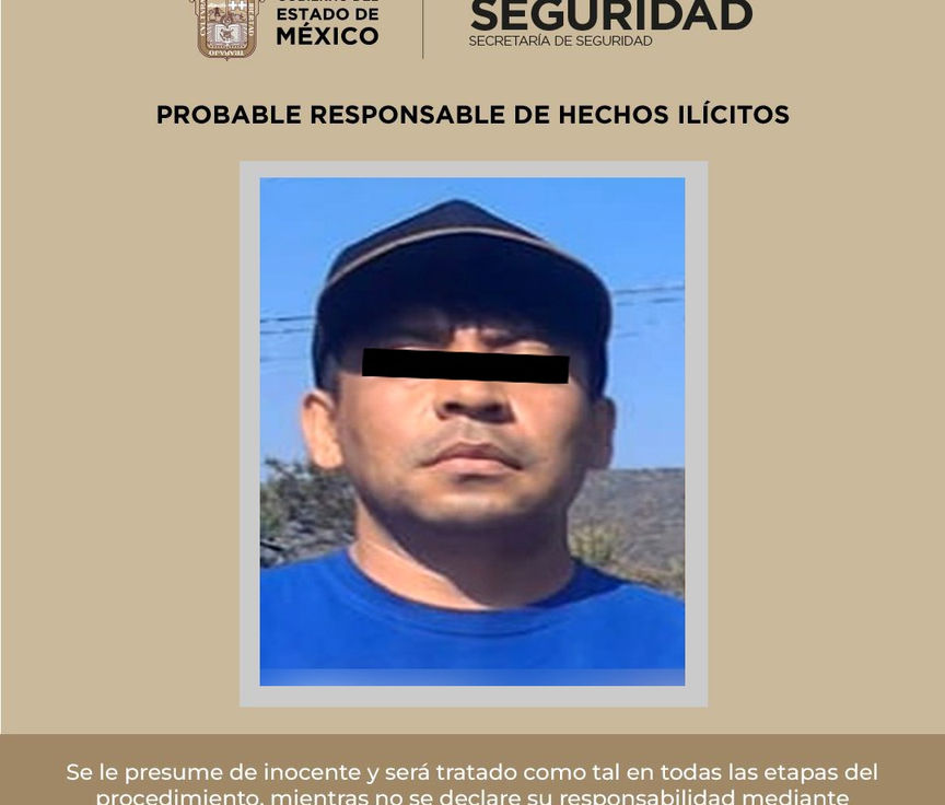 Cae presunto huachicolero durante el Operativo Sur en Malinalco