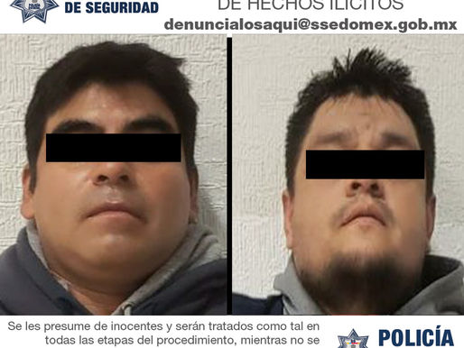 Detienen a dos en Valle de Bravo por posible narcomenudeo