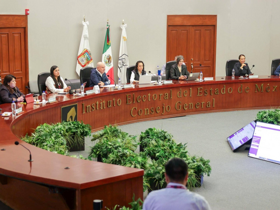 Clausura consejo del IEEM sesión permanente de la jornada electoral