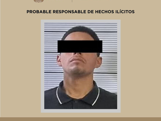 Aprehenden a sujeto probable responsable de delitos contra la salud