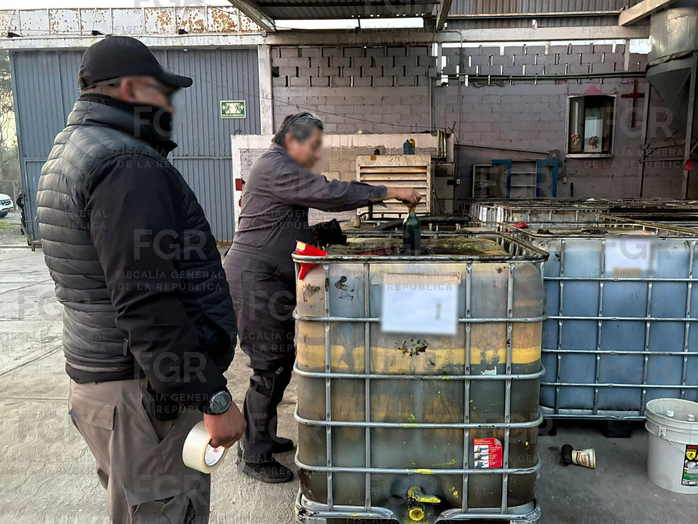 En cateo, FGR asegura más de 74 mil litros de hidrocarburo en Temoaya Edomex