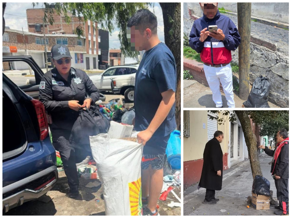 Detienean 54 personas por tirar basura en espacios públicos de Toluca