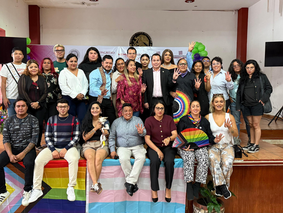 Reconocen propuesta de ley de derechos de la comunidad LGBTTTIQNB+