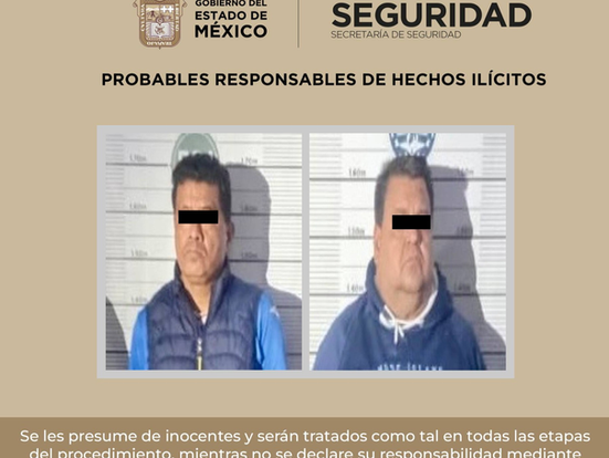 Por delitos contra la salud son detenidos dos individuos por elementos de la SSEM y Marina