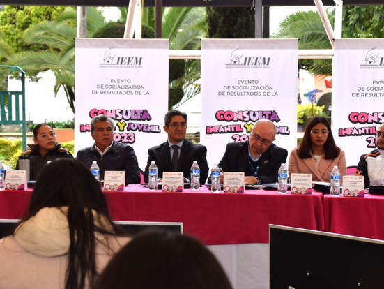 IEEM socializa resultados de la Consulta Infantil y Juvenil 2023 en Ocuilan