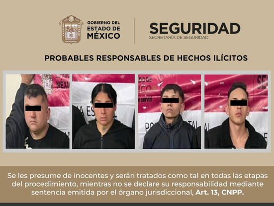 SSEM asegura arma de fuego y captura a cinco presuntos responsables de intento de homicidio