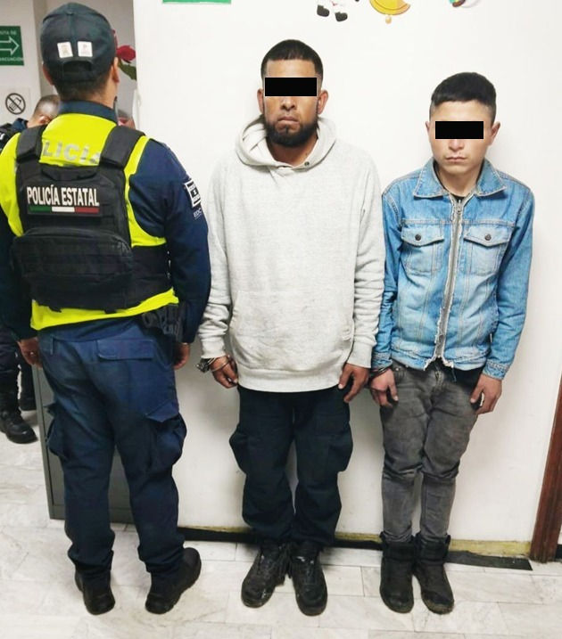 Caen sujetos en Tenancingo por robo con violencia