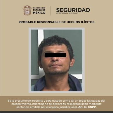 Guardia Nacional y SSEM detienen a implicado responsable de portación de réplica de arma de fuego