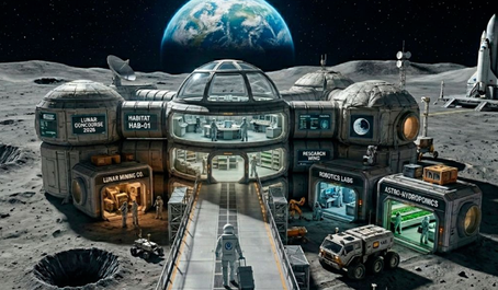 NASA avanza en el desarrollo de una futura base lunar