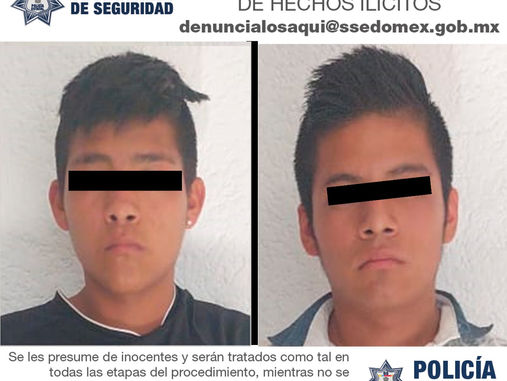 Capturan a dos sujetos en Coatepec Harinas por presuntos delitos contra la salud