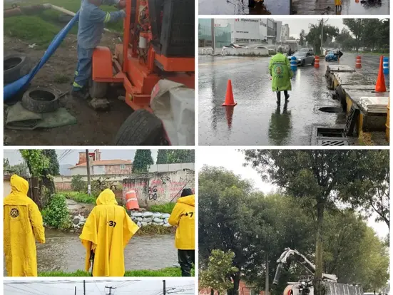 Metepec refuerza estrategias contra lluvias con acciones, obras y prevención