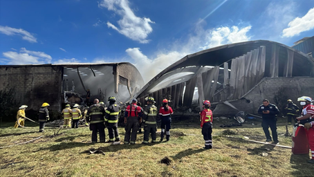 Siete fallecidos por desplome de aeronave  cerca del Aeropuerto de Toluca