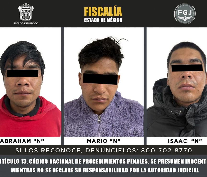 Secuestradores y homicidas que abandonaron cuerpo de su víctima en Galaxias, Toluca, son vinculados a proceso