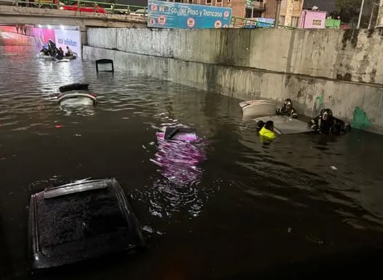 Tláloc causa grandes tormentas; afectando a la CDMX