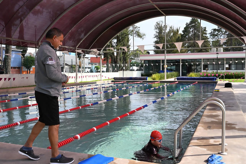 Brinda Imdeporte Tecámac actividades acuáticas para toda la familia