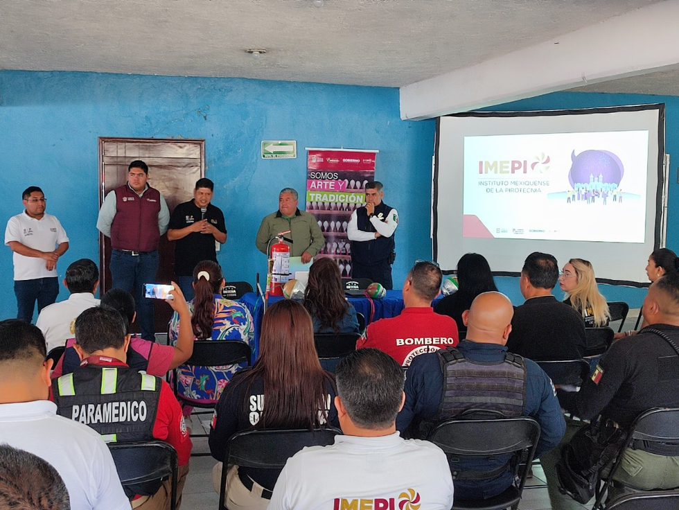 Capacitan a municipios en manejo responsable de pirotecnia