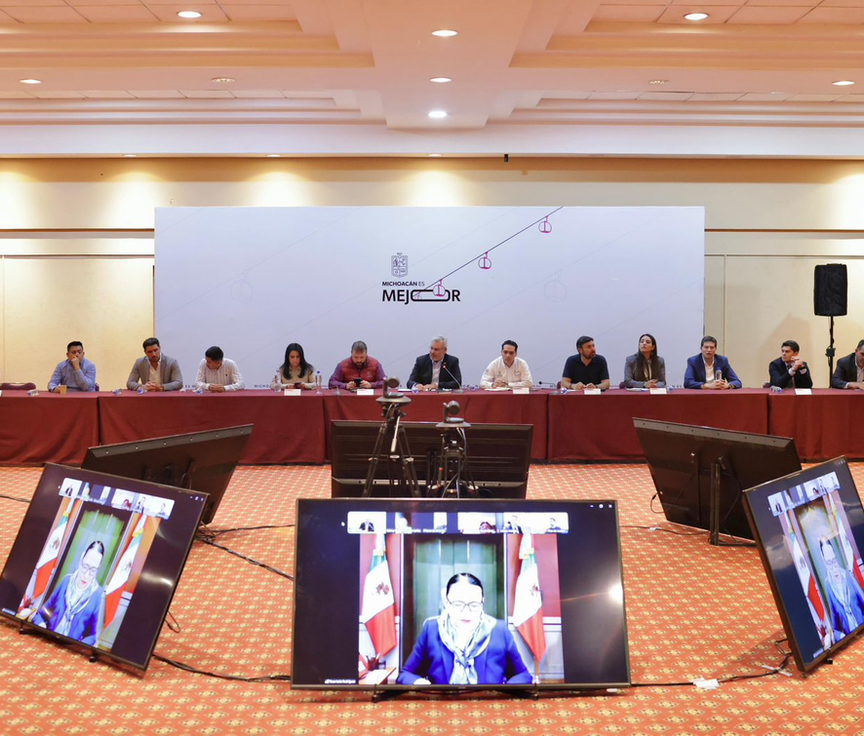 Realizan reuniones de trabajo del Plan Michoacán con alcaldes