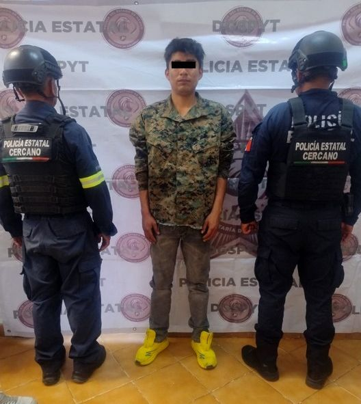 Cae presunto distribuidor de droga en Ocuilan; aseguran dosis y motocicleta 