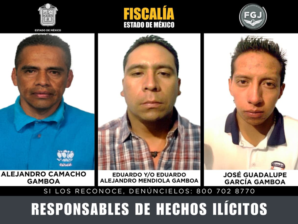 Tres hombres condenados 62 años de prisión por asesinato de menor de 15 años en Zinacantepec 