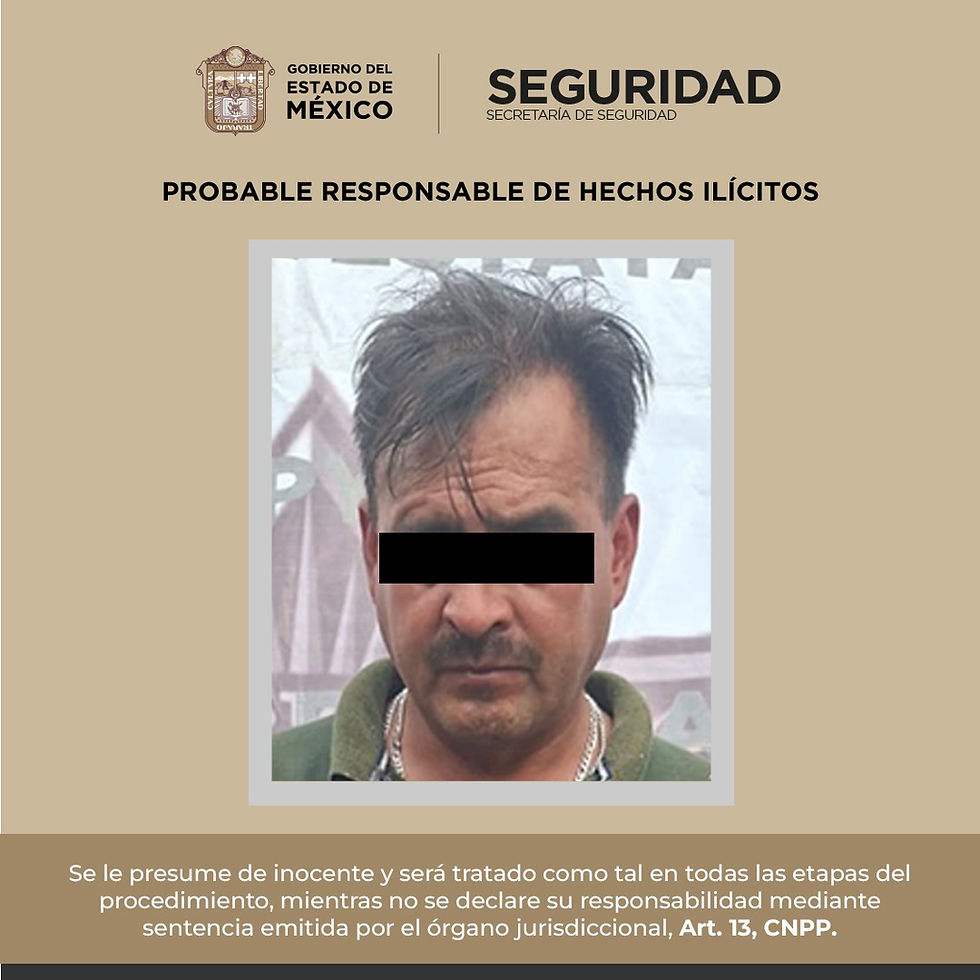 Cae golpeador de mujeres en Coatepec Harinas