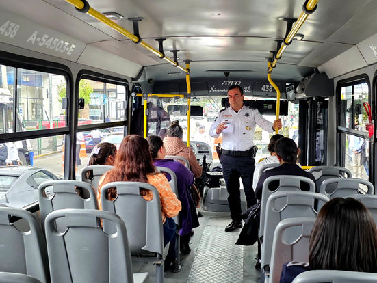 Cae chofer ebrio durante operativo sorpresa en transporte público
