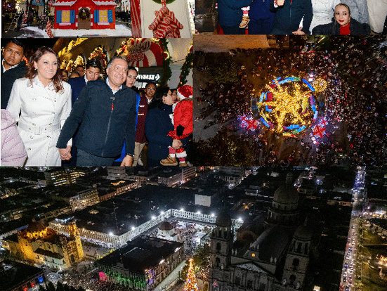 Toluca enciende la Navidad con unión y esperanza