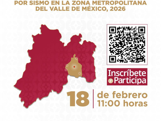 Coordinan Primer Simulacro por Sismo 2026, el próximo 18 de febrero